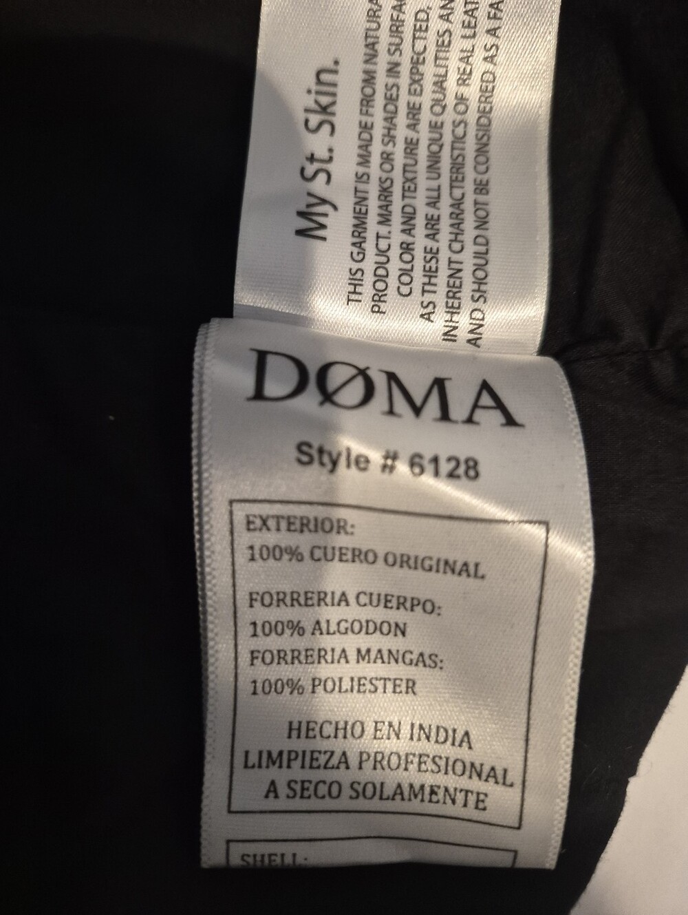 Doma Leather Moto Jacket - Women's Size Small In Excellent Condition - Picture 9 of 9